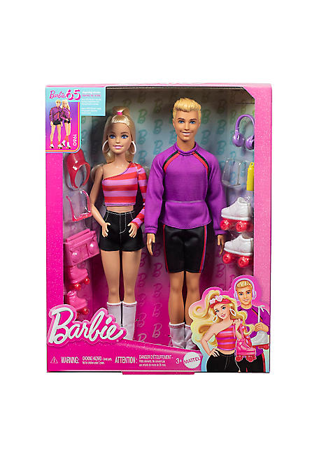 65th Anniversary Barbie Ken Fashionista Dolls 2 Pack by Barbie Look Again