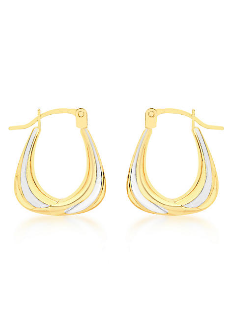 Gold clearance creole earrings