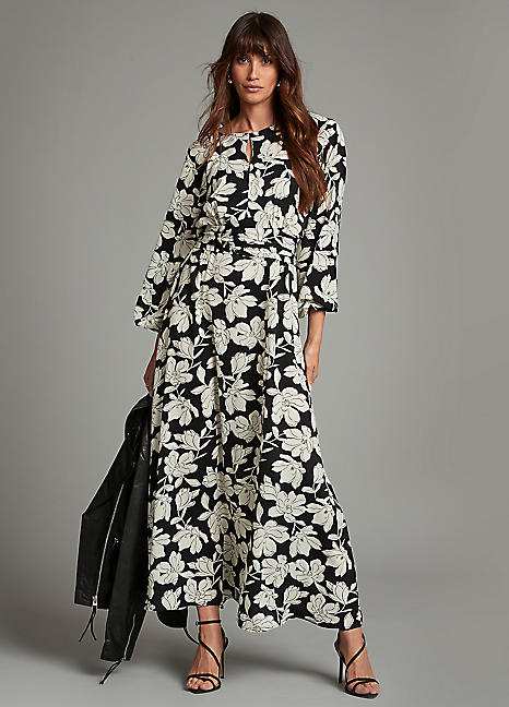 roman originals leopard print dress
