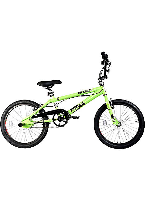 Area 44 BMX Freestyle Bike 20 Inch W 360 Gyro Green by XN Look Again