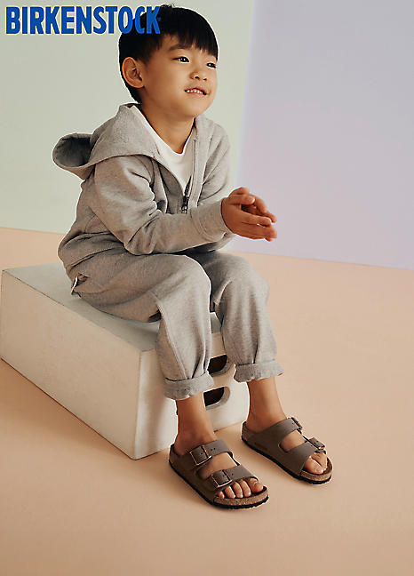 Arizona Kids Mocha Sandals by Birkenstock Look Again