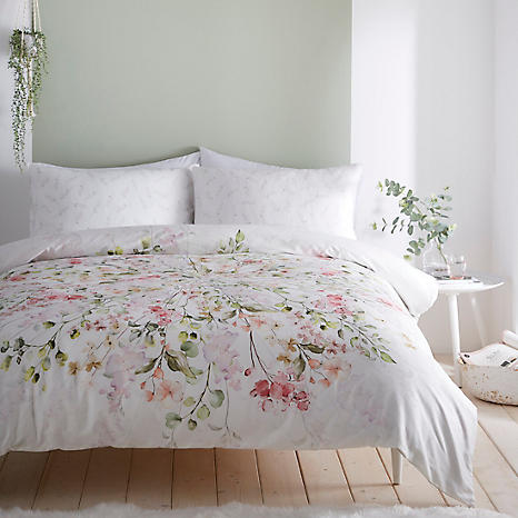 Ava Floral Burst Digital Print Duvet Set by Kaleidoscope