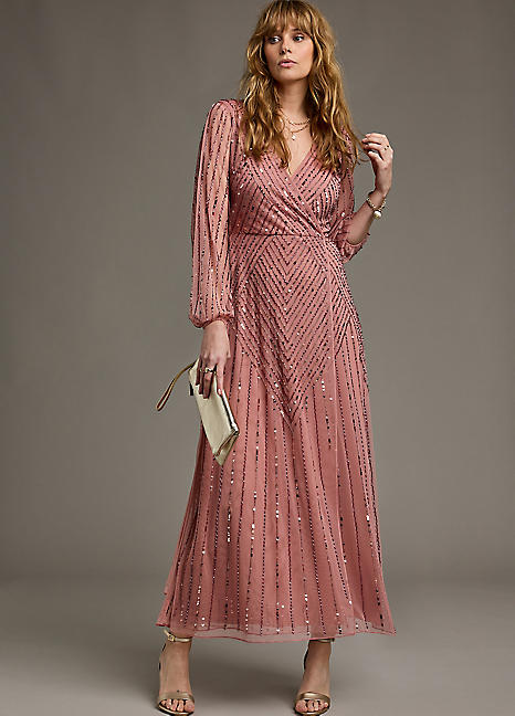 together beaded maxi dress Together Beaded Maxi Dress by Together