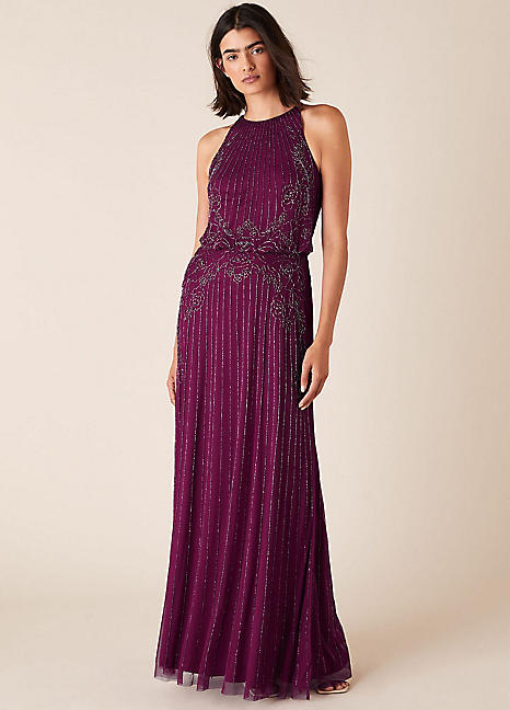 laura star embellished maxi dress