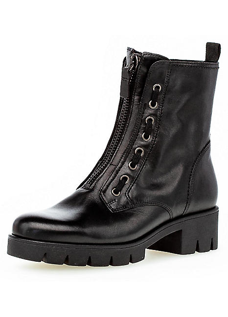 Biker Style Ankle Boots by Gabor