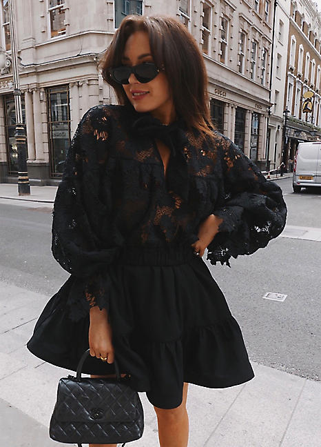 lorna luxe black dress