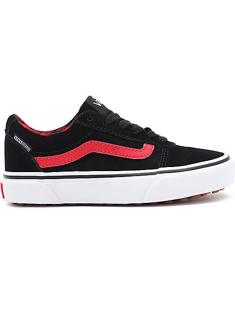 Vans old skool sales black red stripe