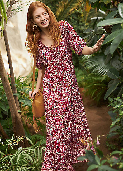 Boho Maxi Dress by bonprix