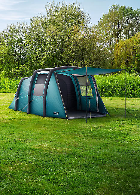 Brazen 5000mm HH 4 Person Air Tent with Dark Bedroom by Trail
