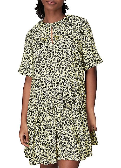 Buttercup Floral Print Frill Dress by Whistles