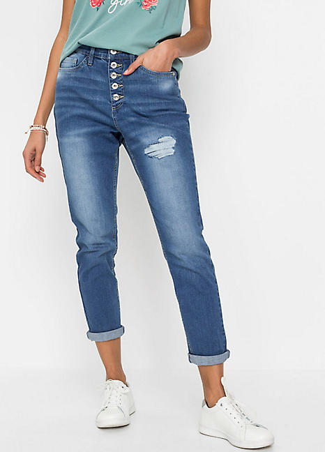 Button Boyfriend Jeans by bonprix 