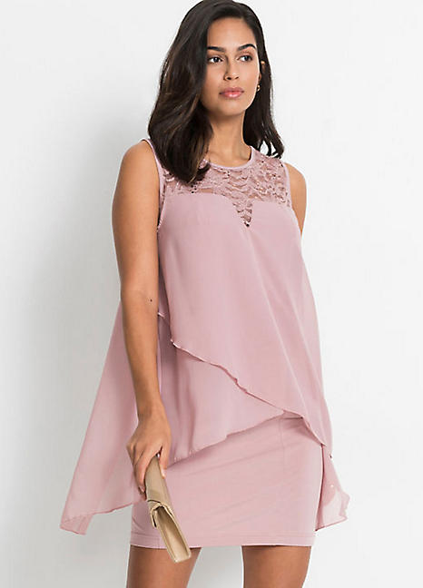 chiffon shell dress