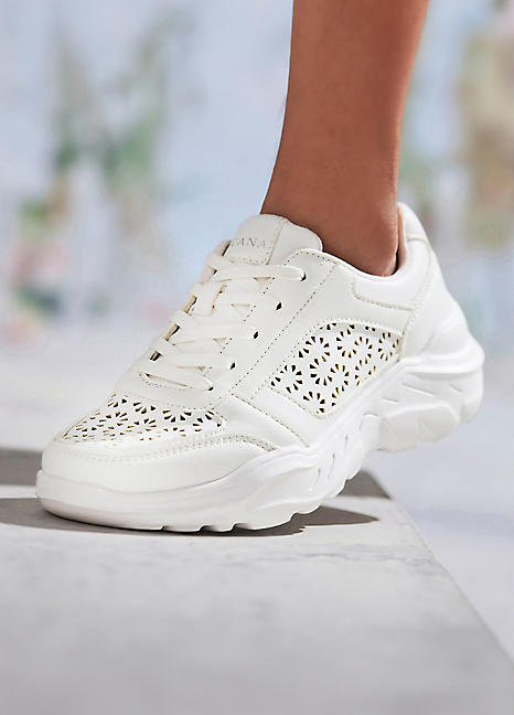 Chunky Sole Vegan Trainers by LASCANA Look Again