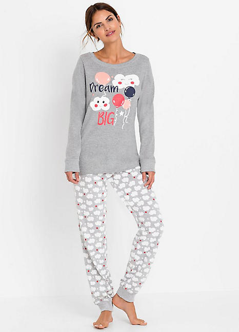 bonprix Floral Print Pyjama Set, Freemans