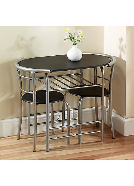 Space saving discount table and chairs