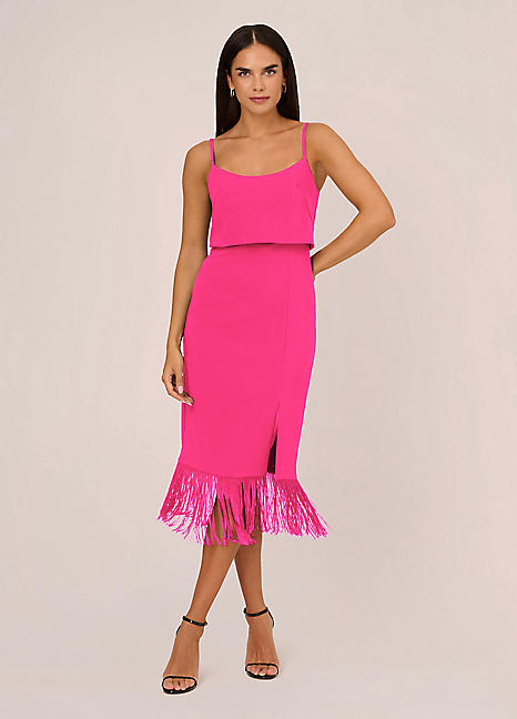 Crepe Midi Dress by Adrianna by Adrianna Papell Look Again