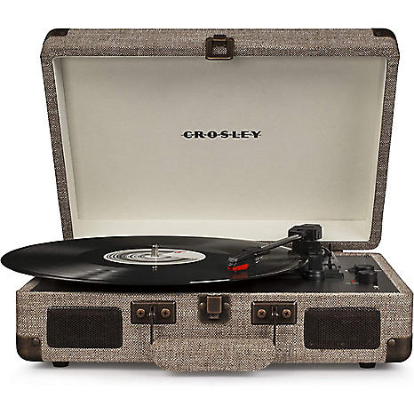 Crosley Cruiser Deluxe Vinyl Record Player - Audio Turntables 