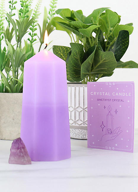 Positive Energy Stones Crystal Candle Positive Energy By Gift