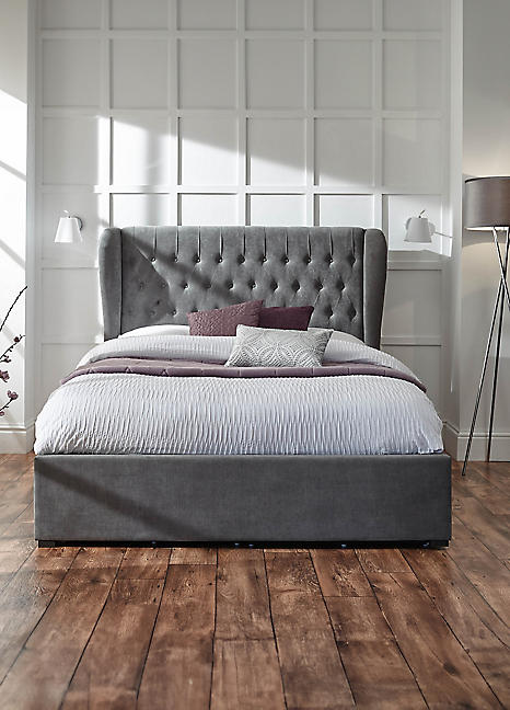 Solid base bed frame discount