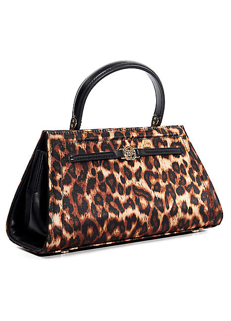 Dune leopard print handbag sale