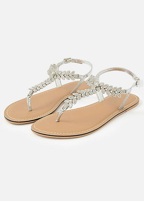 Diamante deals embellished sandals