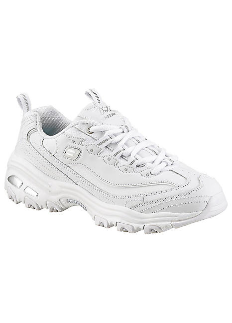skechers rubber shoes white