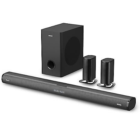 Soundbar with hot sale satellite speakers