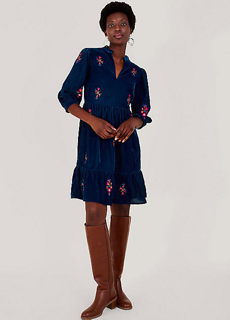 Monsoon embroidered hot sale dress