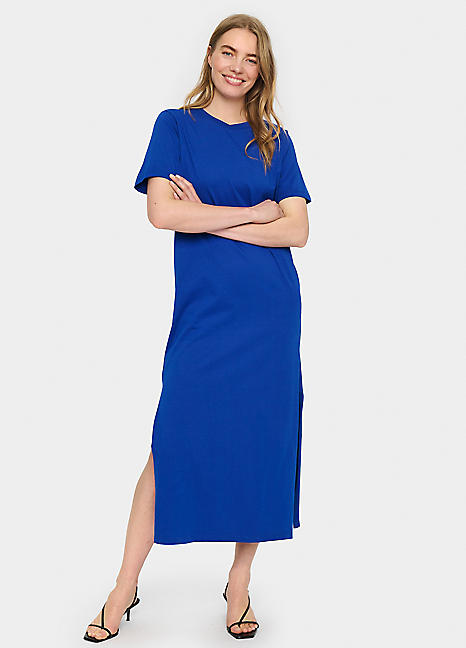 Short sleeve jersey maxi dress on sale