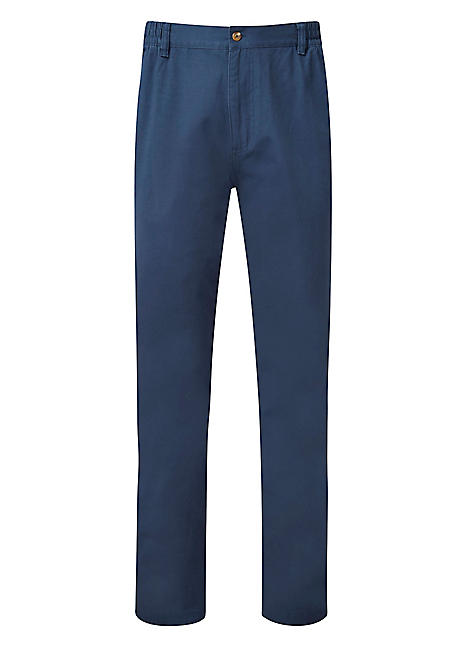 Flat Front Supreme Trousers by Cotton Traders