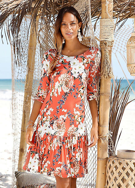 Beach store dress floral