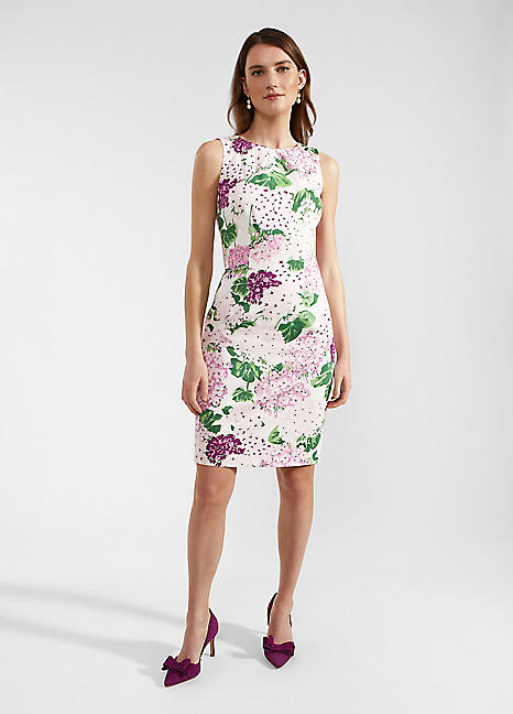 Floral Sleeveless Fiona Dress by HOBBS Look Again