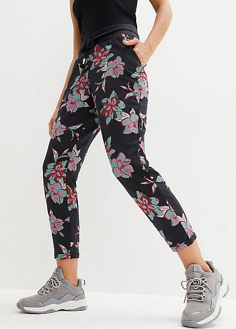 Floral jogging bottoms on sale