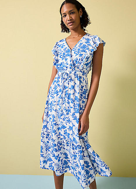 Midi Dresses Bonprix Summer Dresses Bonprix Floral Print Square