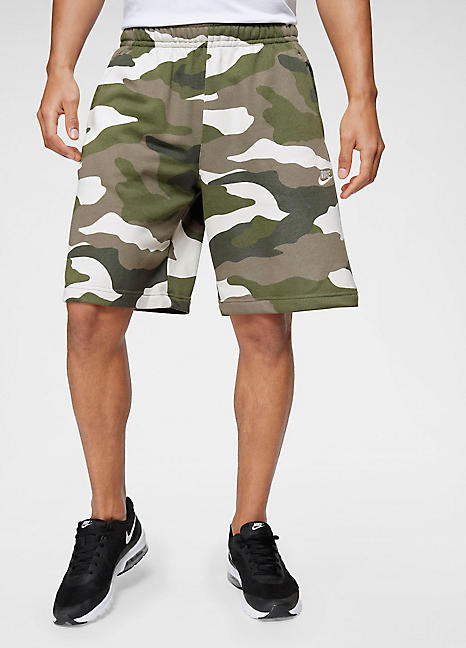 nike camo sweat shorts