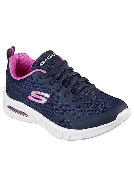 Girls navy clearance nike trainers