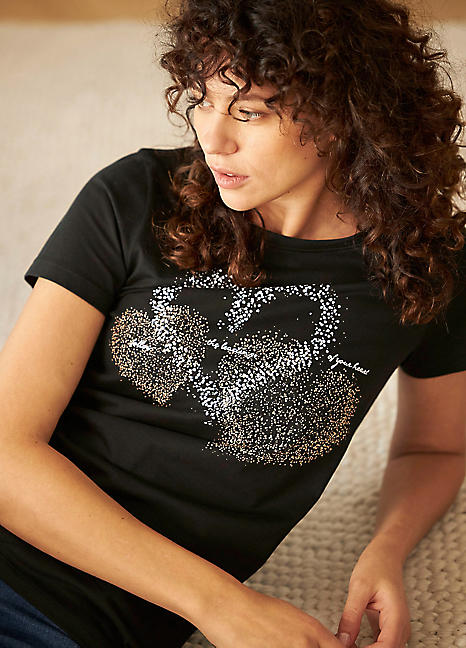 Heart Print T-Shirt