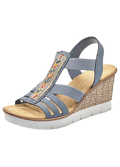 rieker heeled sandals