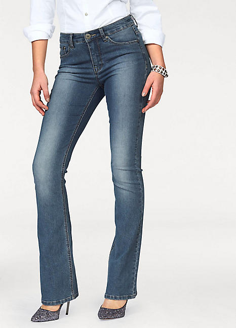 Buy > arizona low rise bootcut jeans > in stock