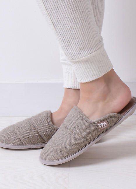 Isotoner cheap mule slippers