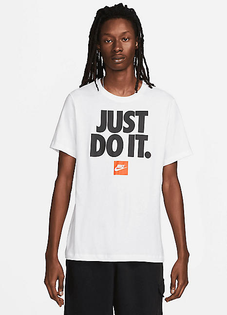 just do it t shirt white