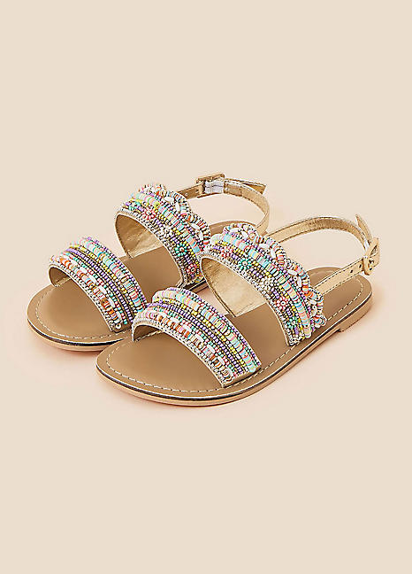 Girls 2025 embellished sandals