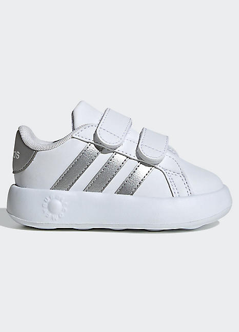 Kids Grand Court Velcro Trainers by adidas Sportswear Look Again