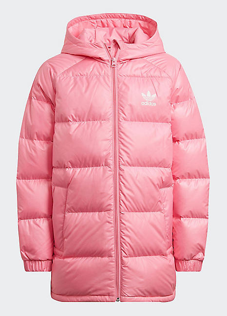 Adidas long padded outlet coat blackpink