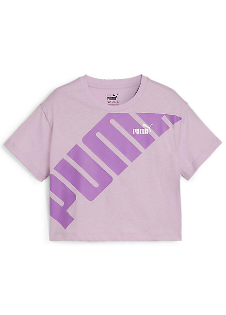 Kids Logo Print T-Shirt by Puma