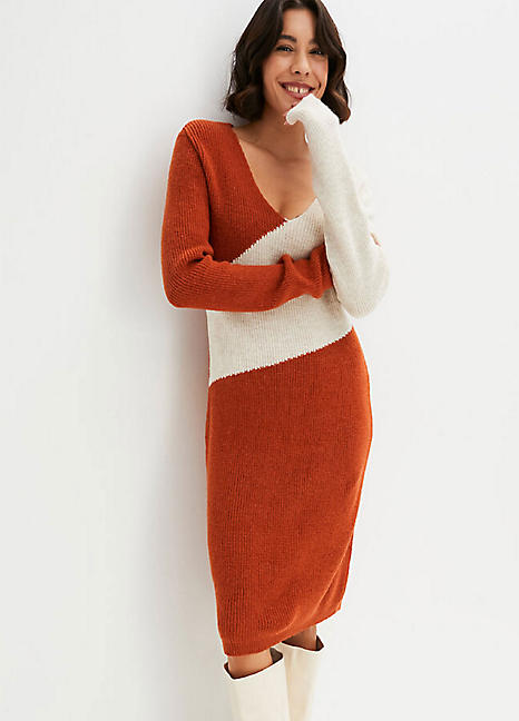 Knitted Dress by bonprix