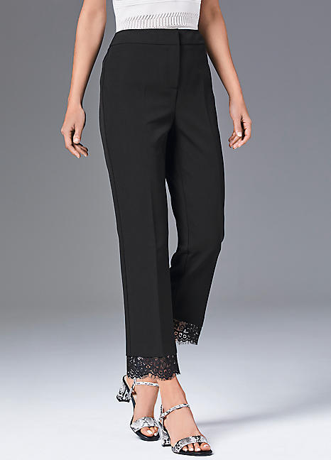 Lace Hem Trousers by Kaleidoscope 