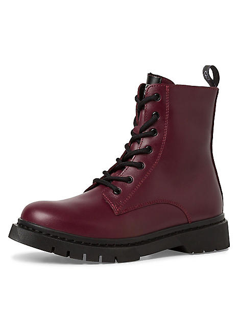 Tamaris lace up store boots