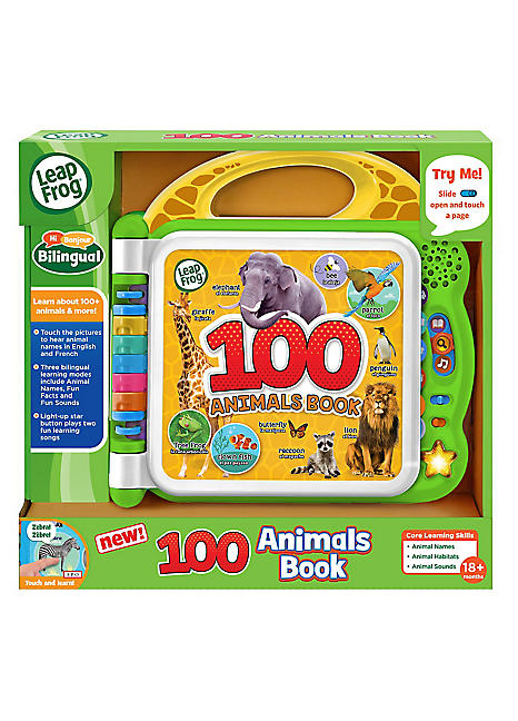 Learning Friends 100 Animals Interactive Book by Leapfrog | Look Again