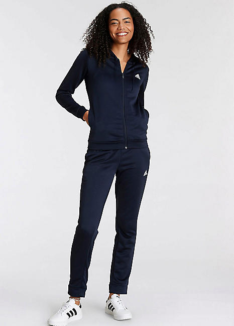 Adidas best sale linear tracksuit